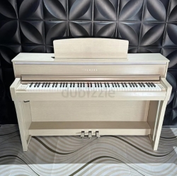 Yamaha CLP 675 White Ash Brand New Piano With Wooden Keys    
