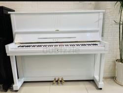 Kawai KS1 White Upright Piano With Bench And One Year Warranty