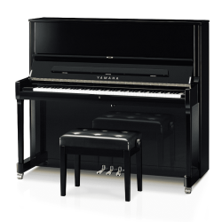 YAMAHA U3 BLACK UPRIGHT PIANO WITH 12 MONTH WARRANTY