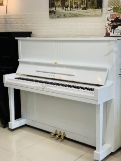 KAWAI KS1 WHITE UPRIGHT PIANO